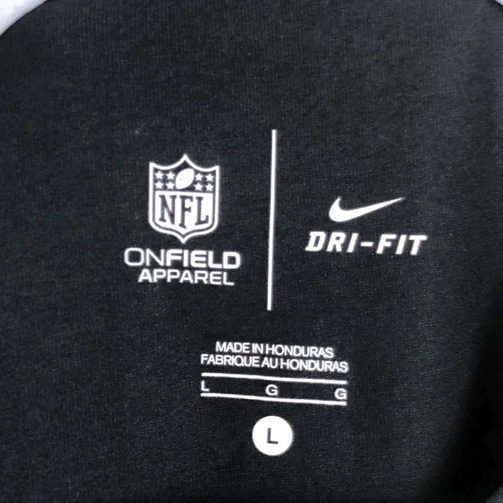 Nike Dri-Fit NFL On Field Carolina Panthers T-shirt Men's L Black Football